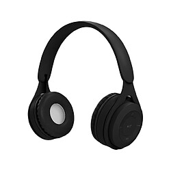 LUUCOZK Y08 Casque Bluetooth sans fil HiFi supra-auriculaire avec microphone - Noir 