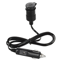 Wewoo Jtron Premium 12V allume-cigare rallonge noir de câble de rallonge, fondu avec couvercle, longueur: 2m