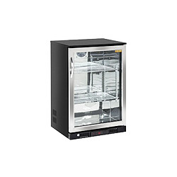 COOLHEAD Arrière-Bar Réfrigéré 1 Porte Vitrée Inox - 138 Litres - Cool Head