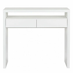 Paris Prix Bureau Extensible 1 Tiroir Azort 100cm Blanc 