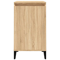 Maison Chic Table de chevet,Table de nuit,Table d'appoint pour salon chêne sonoma 40x35x70 cm bois d'ingénierie -MN82710 pas cher