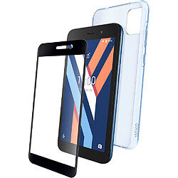 Pack Wiko Y52 Coque Transparente + Verre trempé Wiko