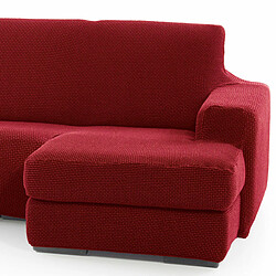 Chaise longue avec bras droit court Sofaskins NIAGARA 210 - 340 cm - Rouge