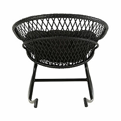 Acheter Mes Fauteuil de jardin à bascule 118x82x78 cm noir