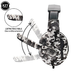 Acheter Universal Écouteurs de jeux de 3,5 mm camouflage camouflage casque stéréo pour gamers professionnels écouteurs d'ordinateur