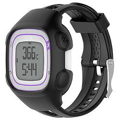 Wewoo Boîtier de montre Étui de protection en silicone Smart Watch pour Garmin Forerunner 10/15 Noir