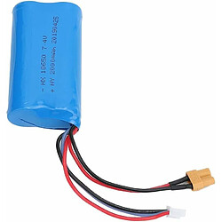 Batterie LiPo 7.4V 2000mAh 2S XT30 pour HUINA 580 550 583 582 1580 1583 - Accessoire RC haute capacité