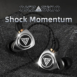 GUPBOO QKZ SK10 casque filaire utilisation quotidienne casque intra-auriculaire Hi-Fi basse avec micro casque de jeu pas cher