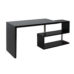 Avis Mendler Bureau angulaire HWC-A68, brillant, pivotant, 120x60cm ~ noir