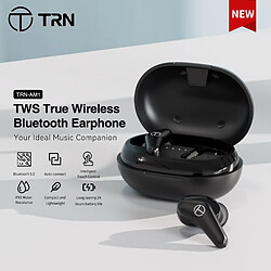 GUPBOO TRN AM1 Bluetooth 5.0 Hi-Fi TWS Casque pour TRN T300 BA15 TA1 KZ S2 MT1 