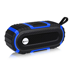 Wewoo Enceinte Bluetooth NR5016 Haut-parleur portable sans fil stéréo Son 10W Musique Subwoofer ColonneCarte de Support TFFM Bleu 