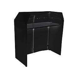 POWER ACOUSTICS - DJ BOOTH M BL - Stand DJ avec lycra noir 