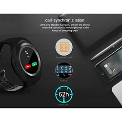 Acheter Wewoo Montre connectée Round Nano Carte SIM Fitness Tracker Smartband Smart Watch, avec WhatsApp Facebook, Podomètre de soutien / Moniteur de sommeil / Contrôle de la musique / Caméra distante / Rappel sédentaire Bleu