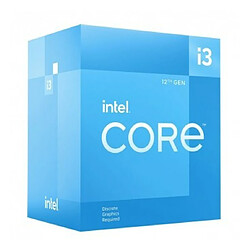 INTEL Processeur socket 1700 Core I3 12100F (4x 3.30GHz/4.30GHz) version Bulk 