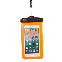 Sacoche en TPU etui universel de sport sac imperméable à l'eau, la taille: 18.5x10cm orange pour votre Universal