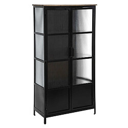 Atmosphera, Createur D'Interieur Vitrine 2 Portes Bio Noir - ATMOSPHERA