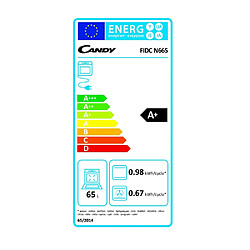 Four intégrable multifonction 65l 60cm catalyse noir - FIDCN665 - CANDY