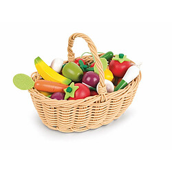 Panier de 24 fruits et légumes en bois - Janod 