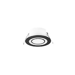 Lumière Downlight Encastrable Moderne 8cm Noir Mat 3000K