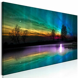 Paris Prix Tableau Imprimé Rainbow Aurora Narrow 45 x 135 cm 