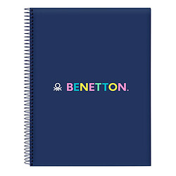 Carnet Benetton Cool Blue marine A4 120 Volets 