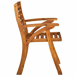 Avis Maison Chic Lot de 3 Chaises de jardin,Fauteuil d'extérieur Bois d'acacia solide -MN35066