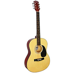 3rd Avenue Pack guitare acoustique avec sangle, Support pour guitare, un accordeur, médiators et cordes - Naturel