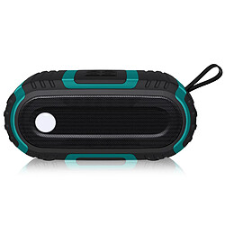 Yonis Enceinte Bluetooth Outdoor Etanche 1200mAh Autonomie 5H Support Appel Mains-Libres Enceinte Bluetooth Outdoor Anti-Éclaboussures Avec Appels Mains-Libres Et Support USB Vert YONIS