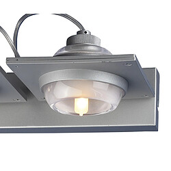 Acheter Luminaire Center Applique murale Ull 2 Ampoules G9 gris argenté