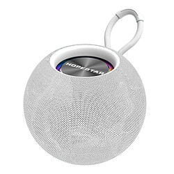 Yonis Enceinte Waterproof Bluetooth Portable Puissante Enceinte Waterproof Bluetooth Portable Avec Batterie Longue Durée Et Lumières RGB Blanc YONIS