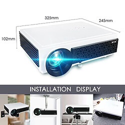 Universal Projecteur 3D Android 6.0 PROJECTEUR VIDEO FULL HD SMART HOME SUPPORT 1920 * 1080P HOME THÉÂTRE PORTABLE LED PROJECTEUR | Projecteurs LCD 