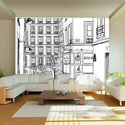 Paris Prix Papier Peint A Walk Through Parisian Streets 270 x 350 cm 