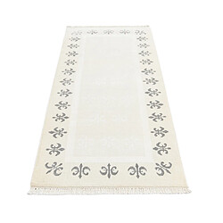 Avis Vidal Tapis de couloir en laine 201x81 beige Darya