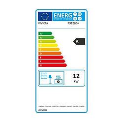 Poêle à bois fonte 12kw anthracite - 9128-04 - INVICTA