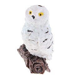 Avis Résine Hibou Jardin De Fées Ornement Miniature Bonsai Terrarium Home Deco Blanc B