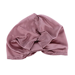 Acheter 2x Womes Silk Sleeping Hat Wrap Night Cap Bonnet de Soins Capillaires Foulards Chapeau Rose