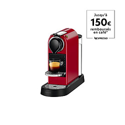 Machine à café Nespresso KRUPS Citiz rouge YY4117FD