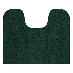 MSV Tapis de bain Lavabo & Wc Coton Vert foncé 45x35cm