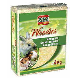 Riga - 13685 - Litière Copeaux de Bois 4 kg - Paquet Plastique