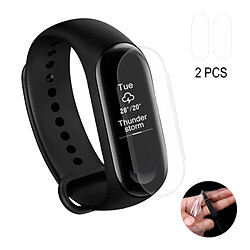 Wewoo 2 PCS Protecteur d'écran en film TPU pour Xiaomi Mi Band 3 ACH-738400 