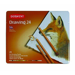 Derwent Drawing Crayons Boîte de 24 (Import Royaume Uni)