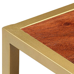 Avis vidaXL Table basse 90 x 50 x 40 cm Bois d'acacia massif