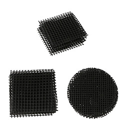 30x Bonsai Anti-fuite En Plastique Pot De Fleur Mesh Pad Filet Drainage Net Bonsaï Mesh Sheet Feuille Maille Drainage