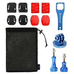 Wewoo Kit d'accessoire pour 13 en 1 Gopro HERO6 / 5/5 Session / 4 Session / 4/3 + / 3/2/1, Xiaomi et autre action Appareils photo Kits Combo accessoires métalliques vis + supports de surface + adaptateur de trépied + sac de rangement + clé