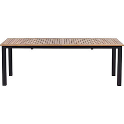 Avis Venture Home Table de jardin extensible Panama noir.