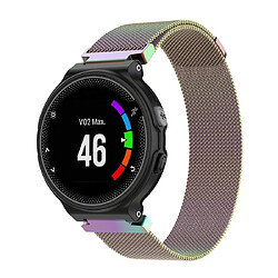 Wewoo Bracelet pour montre connectée milanais de Garmin Forerunner 235 22cm Couleur