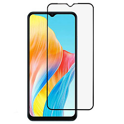 Htdmobiles Verre trempe pour Oppo A18 / A38 - [Lot de 2] film de protection incurve integral - NOIR 