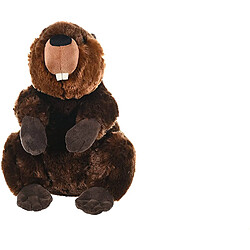 Wild Republic peluche Castor de 30 cm brun 