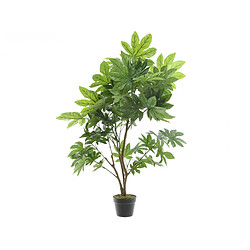 Kaemingk Plante Artificiel Aralie En Pot, 44 Feuilles - H. 90 cm - Nos Envies Déco