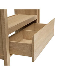 Acheter Vente-Unique Meuble sous vasque avec niche de rangement et planche - 120 cm - Placage chêne - COSMOTI